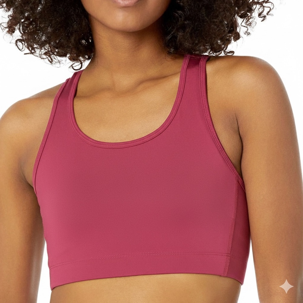 Senita Athletics women's pink sports bra